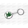 Брелок для ключей SKODA металл логотип Россия