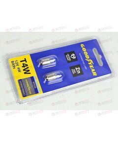 Лампа 12В 4 Ватт (цоколь) T4W (блистер 2шт.) Goodyear