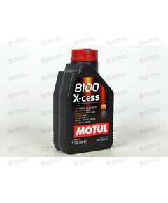 Масло ДВС Motul 5W40  X-cess 8100 1 л, Емкость: 1 л.