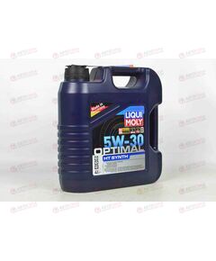 Масло ДВС LIQUI MOLY 5W30 Optimal Synth A3/B4 SN/CF 4 л, Емкость: 4 л