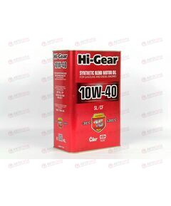 Масло ДВС HI-GEAR 10W40 SL/CF 4 л, Емкость: 4 л