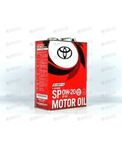 Масло ДВС TOYOTA 0W20 MOTOR OIL SP 4 л ж/б