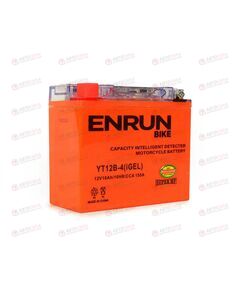 АКБ ENRUN MOTO 12V/10Ah (L+) (MF) (I-GEL) (пт 155) (YT12B-4) (150x70x130) (1шт, уп.8 шт)