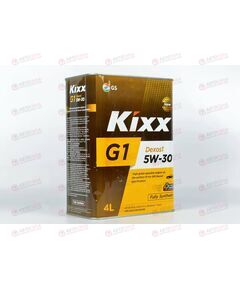 Масло ДВС KIXX 5W30 SN PLUS/GF-5 G1 Dexos1 4 л, Емкость: 4 л