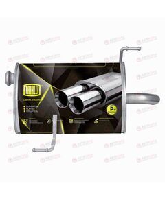 Глушитель Peugeot 206 (00-) 1.4i/1.6i (алюмин) (EMM 2007) TRIALLI