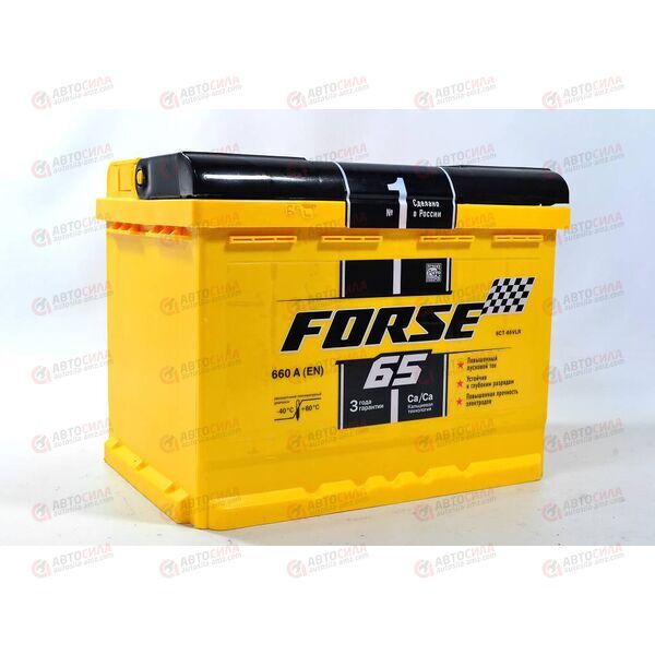 Аккумулятор 65VL FORSE (R+) (0) (пт 660)(242х175х190) 2018 год