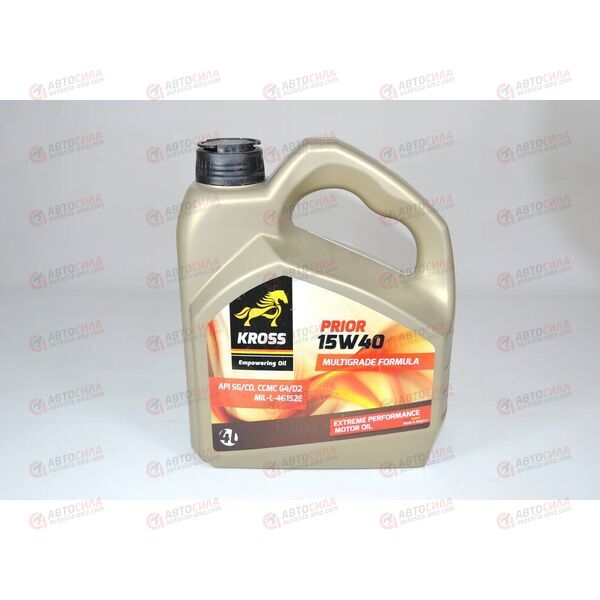 Масло ДВС KROSS 15W40 SG/CD PRIOR 4 л РАСПРОДАЖА