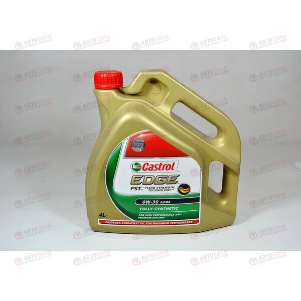 Масло ДВС Castrol 0W30 Edge 4 л, Емкость: 4 л