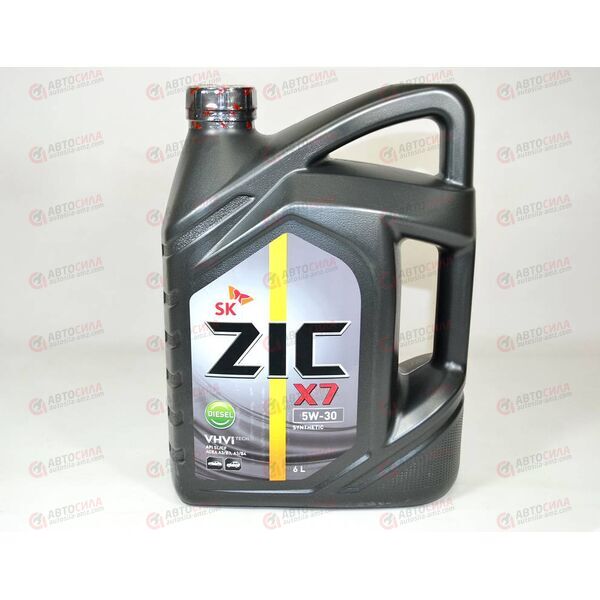 Масло ДВС ZIC 5W30 X7 Diesel 6 л, Емкость: 6 л