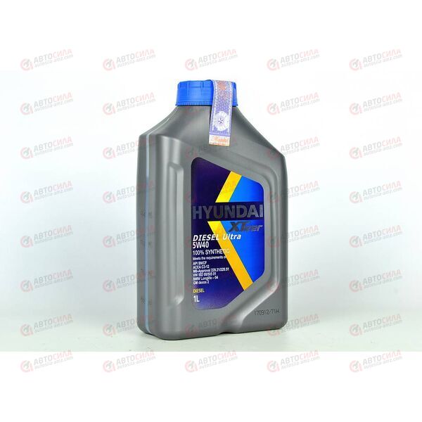 Масло ДВС HYUNDAI XTEER 5W40 D800 C3 1 л (12 шт), Емкость: 1 л.
