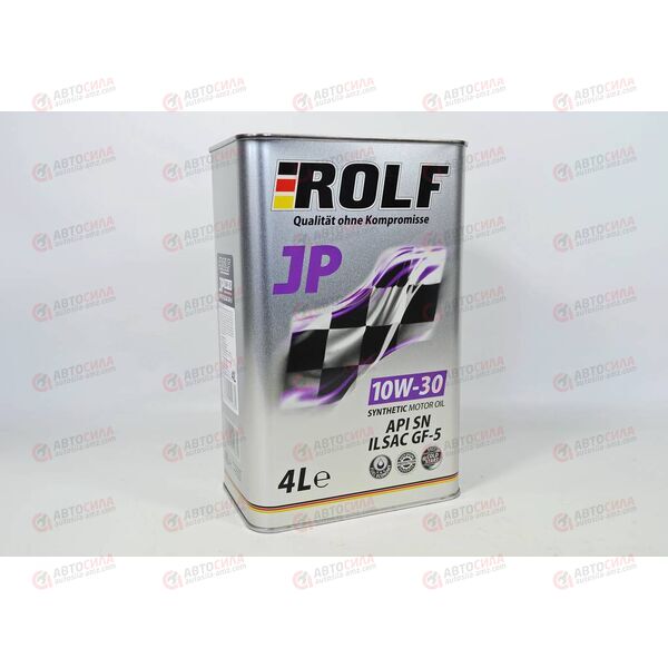 Масло ДВС ROLF 10W30 SN ILSAC GF5 JP 4 л РАСПРОДАЖА!, Емкость: 4 л