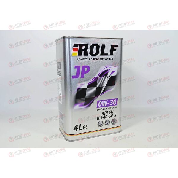 Масло ДВС ROLF 0W30 SN ILSAC GF5 JP 4 л РАСПРОДАЖА!, Емкость: 4 л