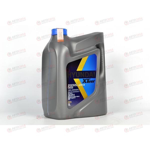 Масло ДВС HYUNDAI XTEER 5W30 D800 C3 (SN/CF/C3 Diesel Ultra) 5 л (3 шт), Емкость: 5 л