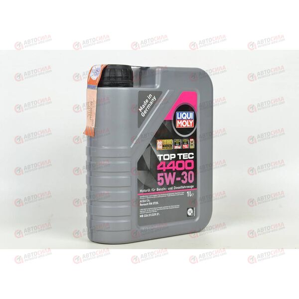 Масло ДВС LIQUI MOLY 5W30 Top Tec 4400 C4 DPF RN0720 1 л, Емкость: 1 л.