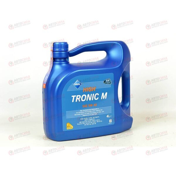 Масло ДВС ARAL 5W40 High-Tronic M SN/CF 4 л, Емкость: 4 л