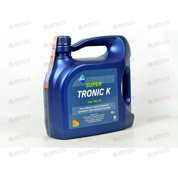 Масло ДВС ARAL 5W30 C3 Super Tronic K LL-III (VW 504/507.00) 4 л, Емкость: 4 л