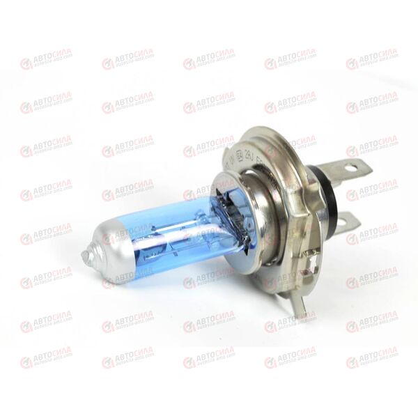 Лампа галоген 12В H4 60/55 Ватт P43t SUPER WHITE (1шт) Nord Yada