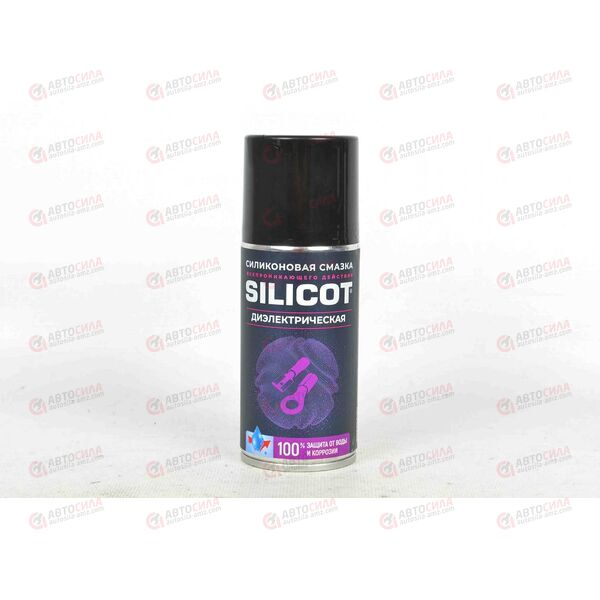 Смазка силиконовая 210 мл Silicot Spray диэлектрическая (аэрозоль) (12 шт) ВМПАВТО 