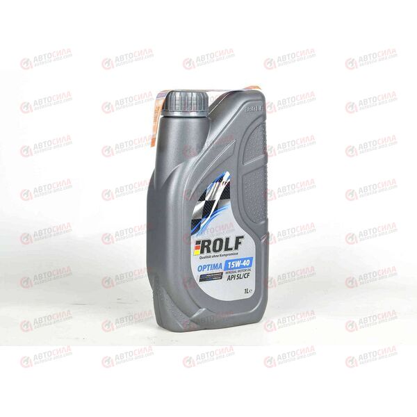 Масло ДВС ROLF 15W40 SL/CF Optima 1 л Пластик, Емкость: 1 л.