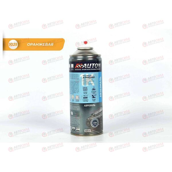 Краска AUTON 1025 Оранжевая автоэмаль алкидная аэрозоль 520 мл (12 шт)
