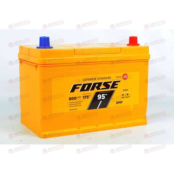 Аккумулятор 95VL FORSE ASIA (R+) (0) SMF (пт 800)(303х175х220) 2022 год