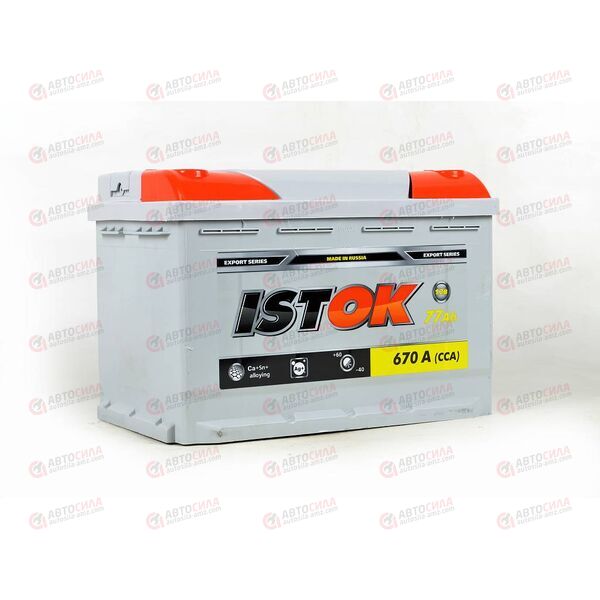Аккумулятор 77VL ISTOK (R+) (0) (пт 670)(278х175х190) 2022 год
