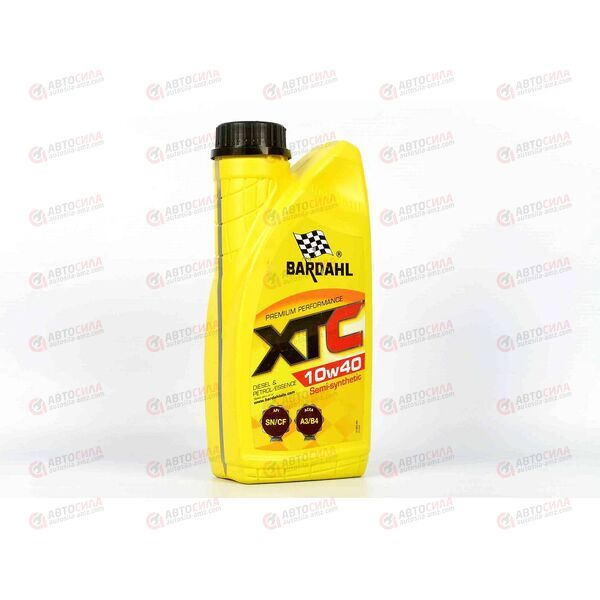 Масло ДВС Bardahl 10W40 SN/CF XTC 1 л, Емкость: 1 л.