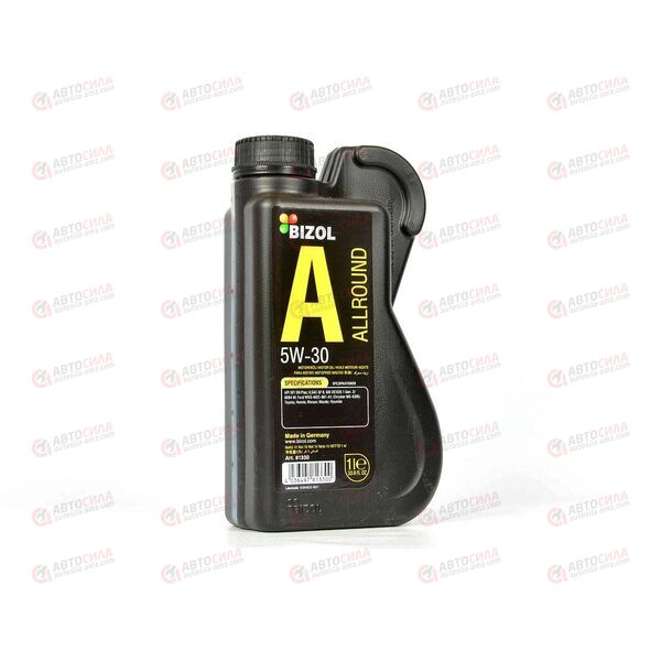 Масло ДВС BIZOL 5W30 SP/SN Plus GF-6A Allround 1 л (12 шт), Емкость: 1 л.