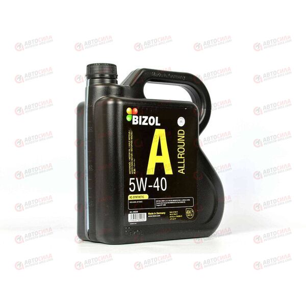 Масло ДВС BIZOL 5W40 SN/CF A3/B4 Allround 4 л (4 шт)