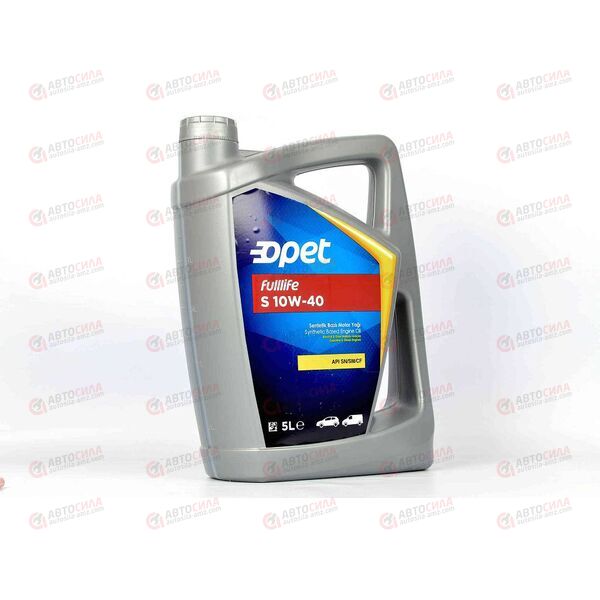 Масло ДВС FUCHS OPET 10W40 SN/SM/CF Fulllife S 5 л (4 шт), Емкость: 5 л