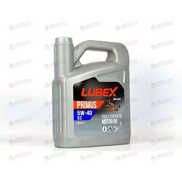 Масло ДВС LUBEX 5W40 SN/CF PRIMUS EC 5 л (4 шт), Емкость: 5 л