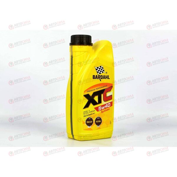 Масло ДВС Bardahl 5W40 XTC SN/CF 1 л, Емкость: 1 л.