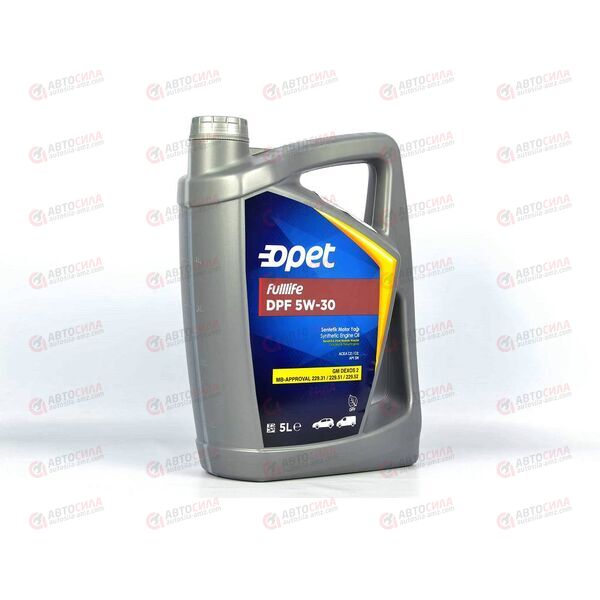 Масло ДВС FUCHS OPET 5W30 SN C2 C3 Fulllife DPF 5 л, Емкость: 5 л