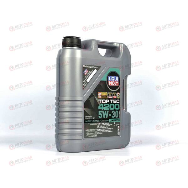 Масло ДВС LIQUI MOLY 5W30 Top Tec 4200 Diesel NG C3 VW507 5 л