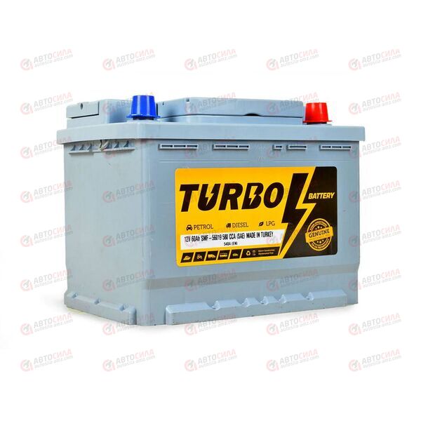 АКБ 60VL TURBO BATTERY (R+) (0) SMF (пт 540)(242х175х190) ТУРЦИЯ