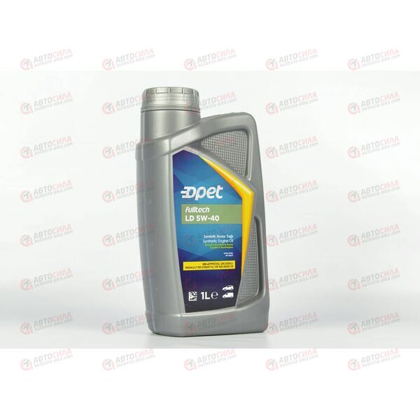 Масло ДВС FUCHS OPET 5W40 SN A3/B4 Fulltech LD 1 л (4 шт), Емкость: 1 л.
