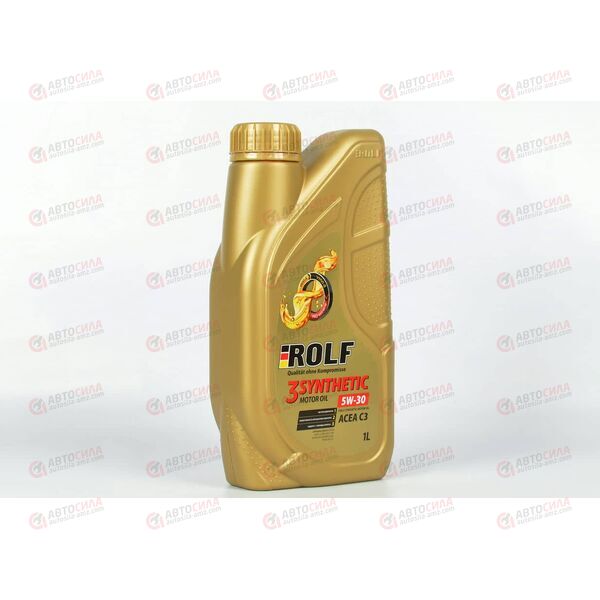 Масло ДВС ROLF 5W30 C3 VW504/507 DPF 3-SYNTHETIC Пластик 1 л РАСПРОДАЖА