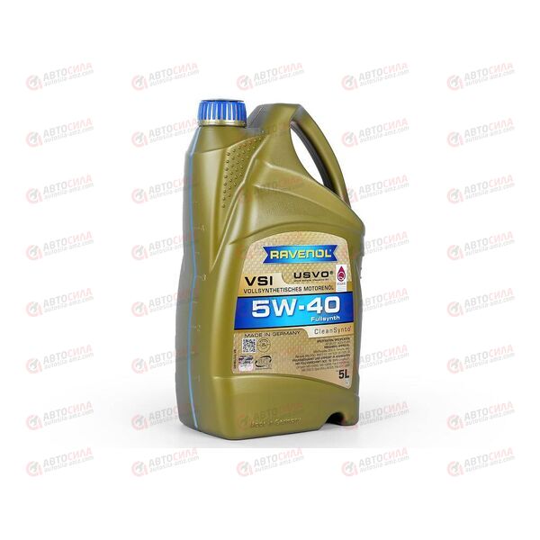 Масло ДВС RAVENOL 5W40 VSI SAE 5 л, Емкость: 5 л