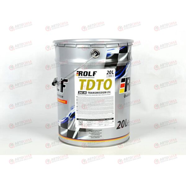 Масло универсальное ROLF SAE 30 TDTO 20 л (1 шт), изображение 2