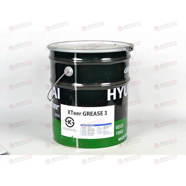 Смазка HYUNDAI XTEER средненагруж GREASE 3 15 кг, изображение 2
