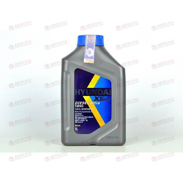 Масло ДВС HYUNDAI XTEER 5W40 D800 C3 1 л (12 шт), Емкость: 1 л., изображение 2