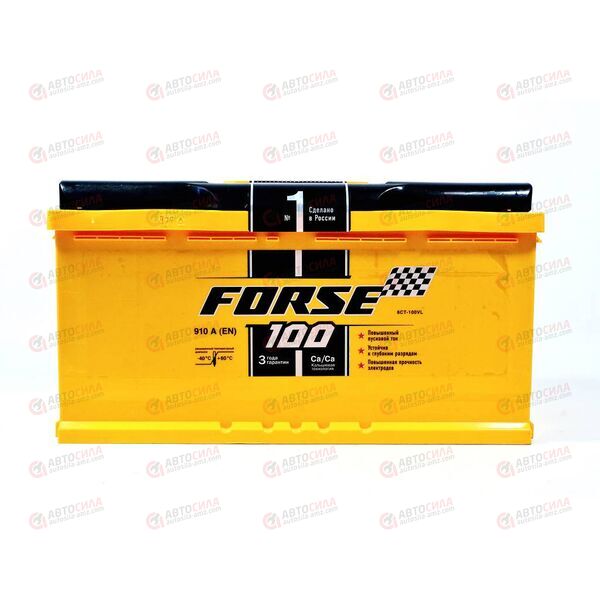 Аккумулятор 100VL FORSE (1) (пт 910)(353х175х190) 2018 год, изображение 2