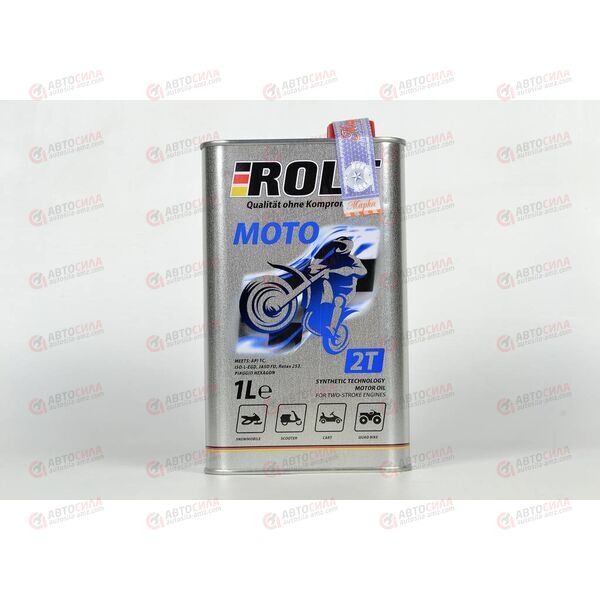 Масло ДВС 2Т ROLF MOTO 1 л (12 шт), изображение 2