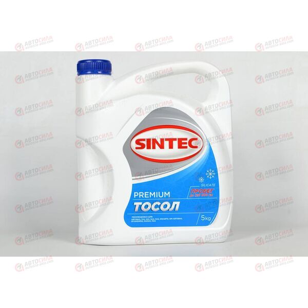 Антифриз SINTEC - 35 град (тосол) PREMIUM 5 кг (4 шт), изображение 2