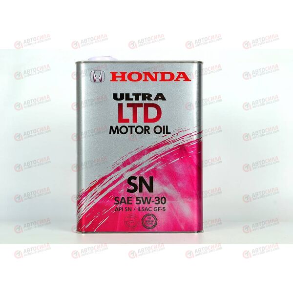 Масло ДВС Honda 5W30 ULTRA LTD 4л, изображение 3