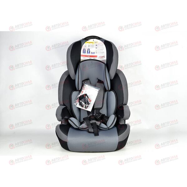 Автокресло детское Стар ISOFIX серое гр. 1/2/3, 9-36 кг, 1-12 лет SIGER, изображение 2