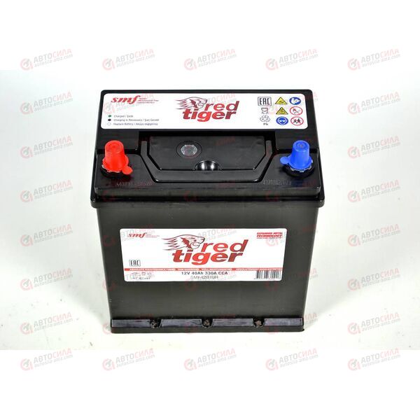 Аккумулятор 40VL RED TIGER ASIA (L+) (1) SMF т. кл. (пт 330)(187х127х220) ТУРЦИЯ, изображение 4