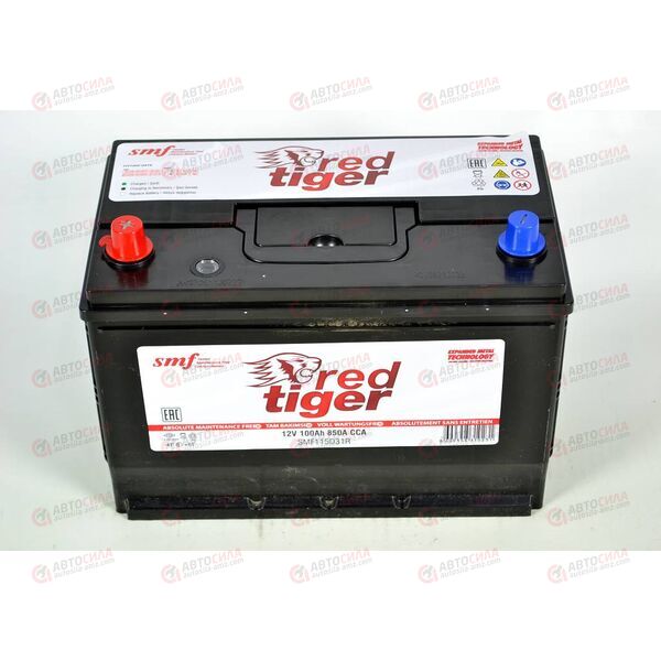 Аккумулятор 100VL RED TIGER ASIA (L+) (1) SMF (пт 850)(306х172х220) ТУРЦИЯ, изображение 4