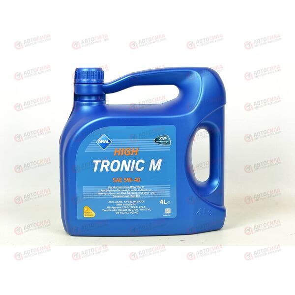 Масло ДВС ARAL 5W40 High-Tronic M SN/CF 4 л, Емкость: 4 л, изображение 2