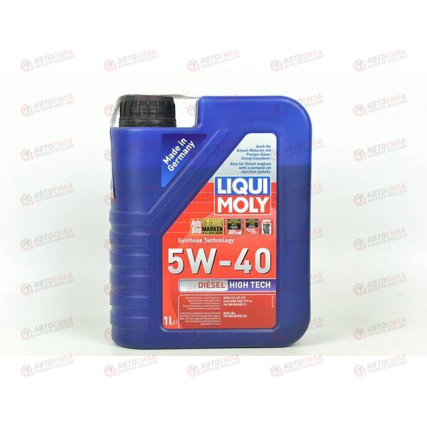 Масло ДВС LIQUI MOLY 5W40 Dizel High Tech 1л, Емкость: 1 л., изображение 2